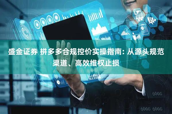 盛金证券 拼多多合规控价实操指南: 从源头规范渠道、高效维权止损