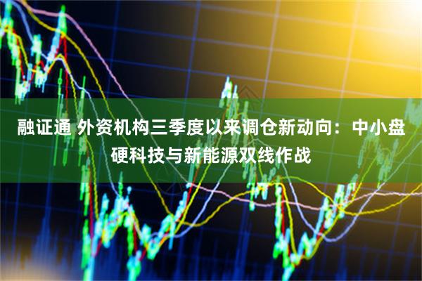 融证通 外资机构三季度以来调仓新动向：中小盘硬科技与新能源双线作战